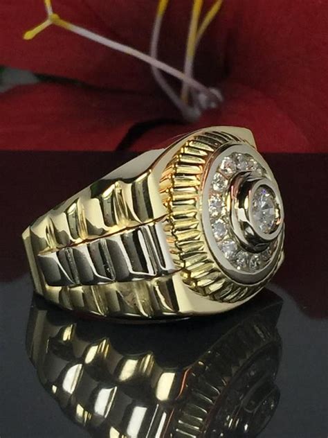 herrenring rolex stil|Rolex rings for men.